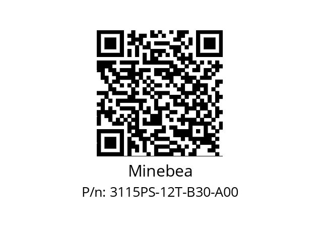   Minebea 3115PS-12T-B30-A00