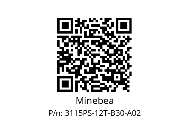   Minebea 3115PS-12T-B30-A02