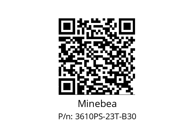   Minebea 3610PS-23T-B30