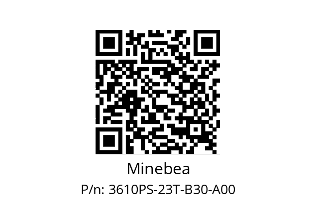   Minebea 3610PS-23T-B30-A00