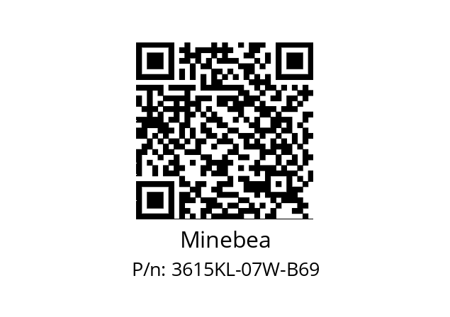   Minebea 3615KL-07W-B69