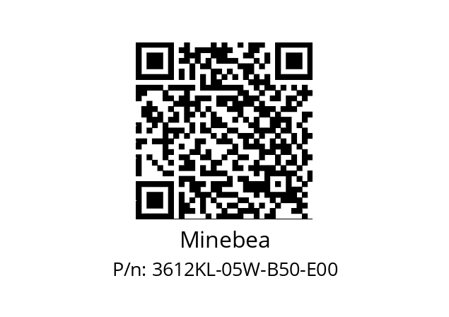   Minebea 3612KL-05W-B50-E00