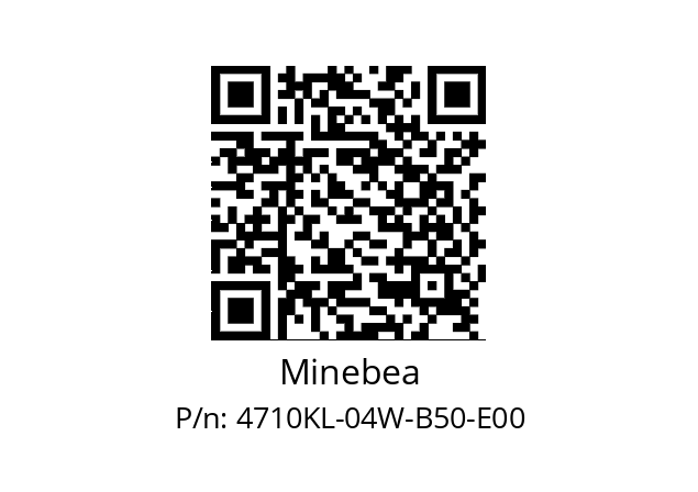   Minebea 4710KL-04W-B50-E00