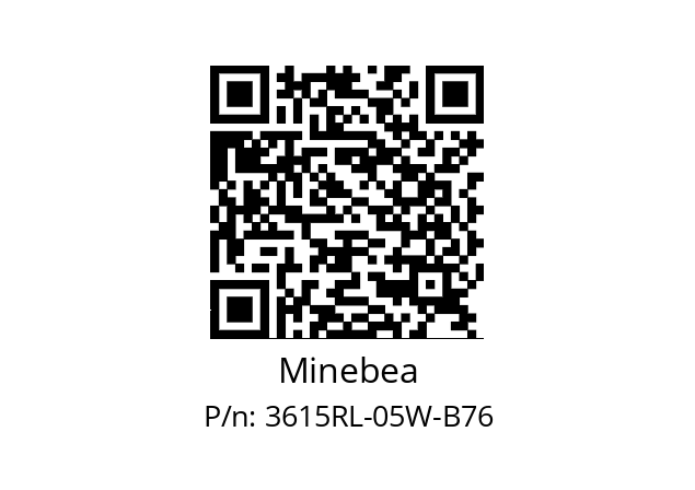   Minebea 3615RL-05W-B76