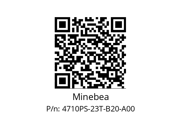   Minebea 4710PS-23T-B20-A00