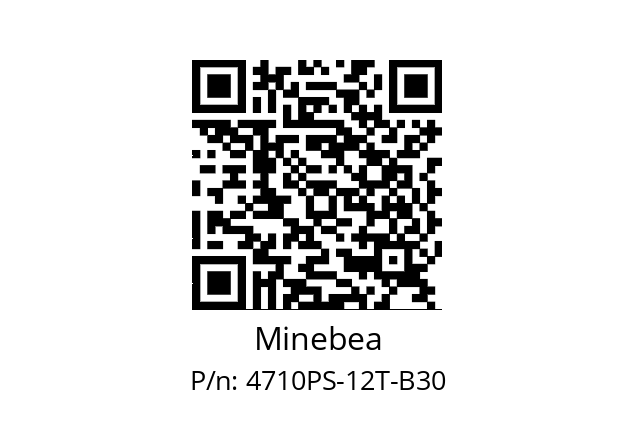   Minebea 4710PS-12T-B30