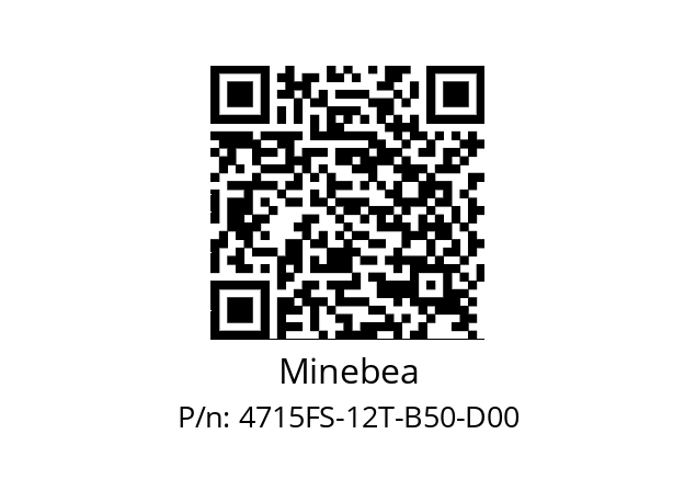   Minebea 4715FS-12T-B50-D00