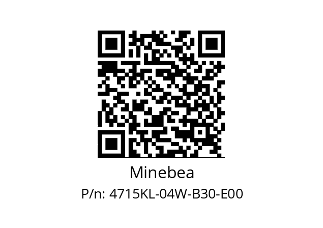   Minebea 4715KL-04W-B30-E00