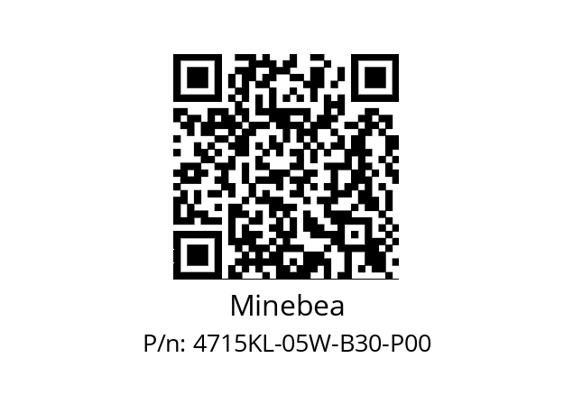   Minebea 4715KL-05W-B30-P00