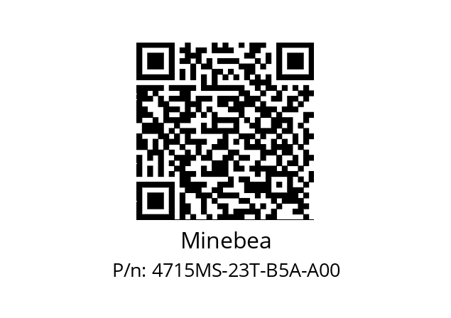   Minebea 4715MS-23T-B5A-A00