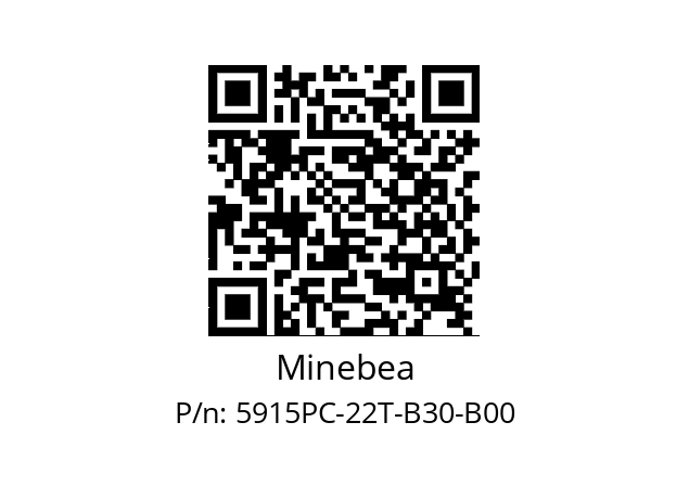   Minebea 5915PC-22T-B30-B00