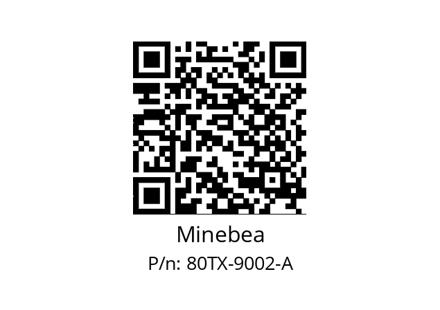   Minebea 80TX-9002-A