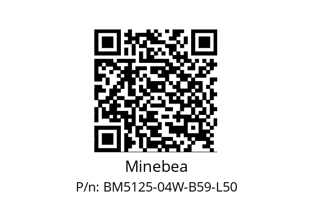   Minebea BM5125-04W-B59-L50