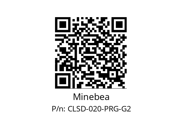   Minebea CLSD-020-PRG-G2