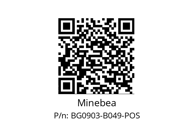   Minebea BG0903-B049-POS