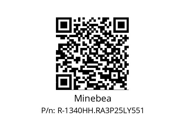   Minebea R-1340HH.RA3P25LY551