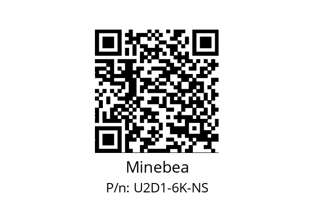   Minebea U2D1-6K-NS