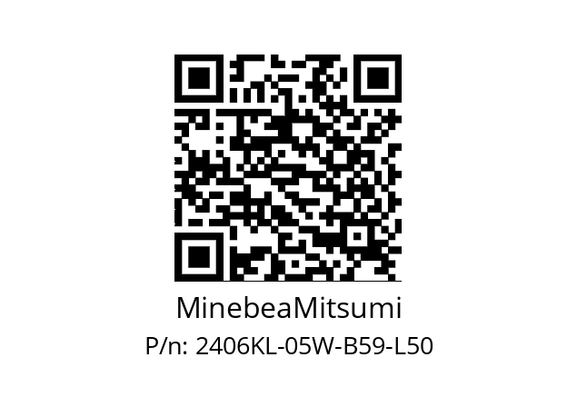   MinebeaMitsumi 2406KL-05W-B59-L50