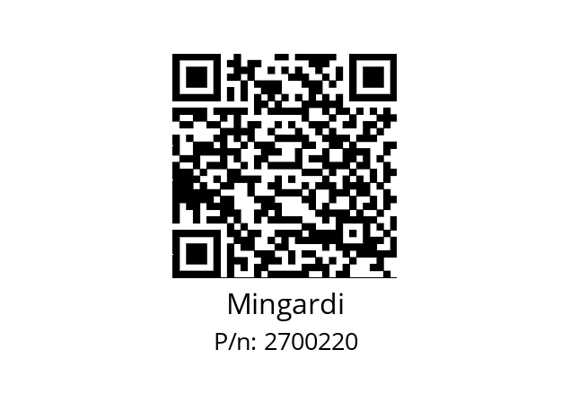   Mingardi 2700220