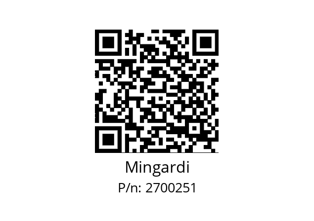   Mingardi 2700251