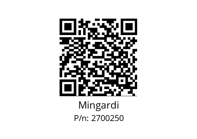   Mingardi 2700250