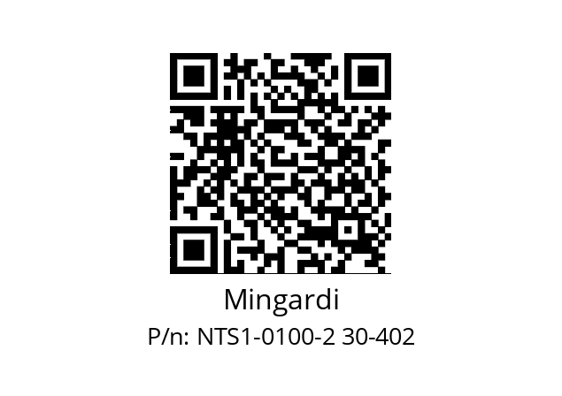   Mingardi NTS1-0100-2 30-402