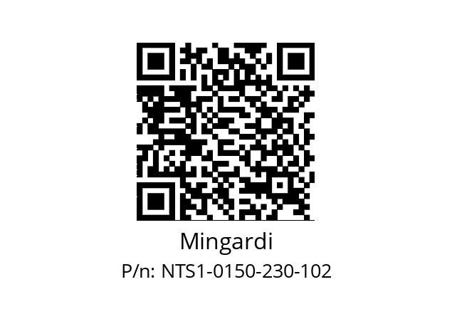   Mingardi NTS1-0150-230-102