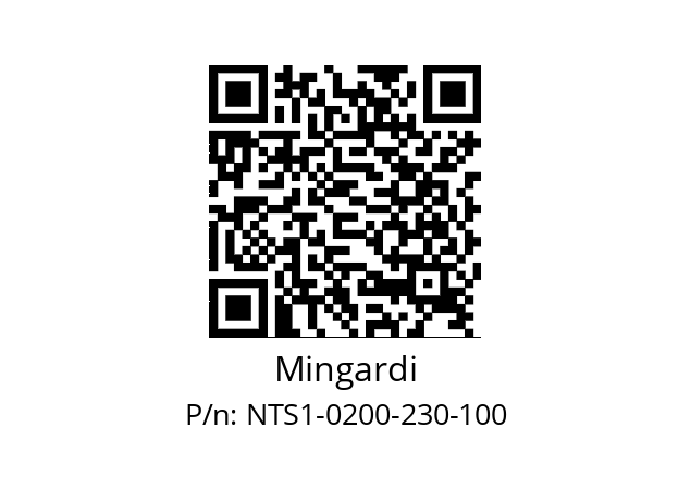   Mingardi NTS1-0200-230-100