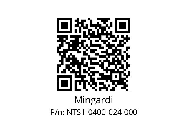   Mingardi NTS1-0400-024-000