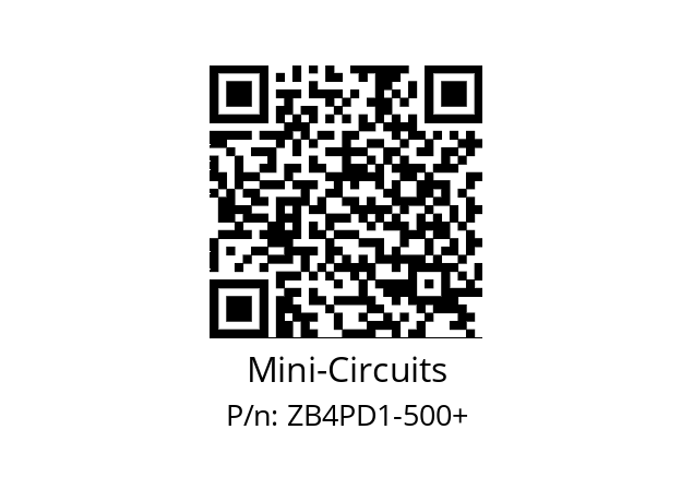   Mini-Circuits ZB4PD1-500+