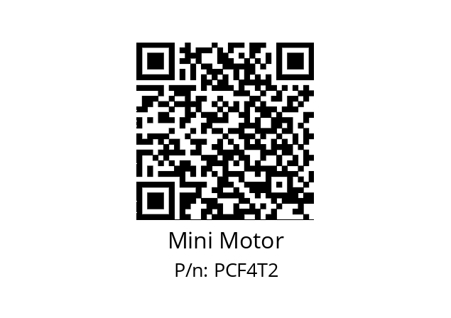   Mini Motor PCF4T2