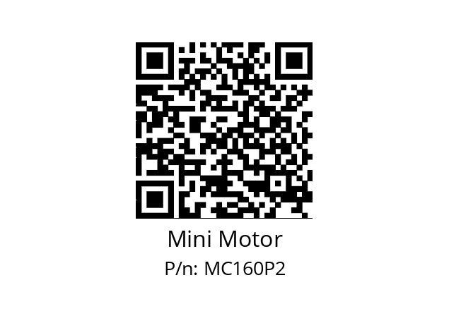   Mini Motor MC160P2