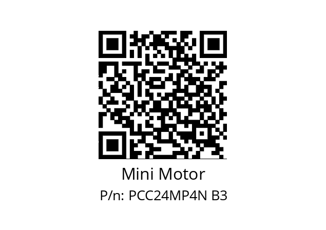   Mini Motor PCC24MP4N B3