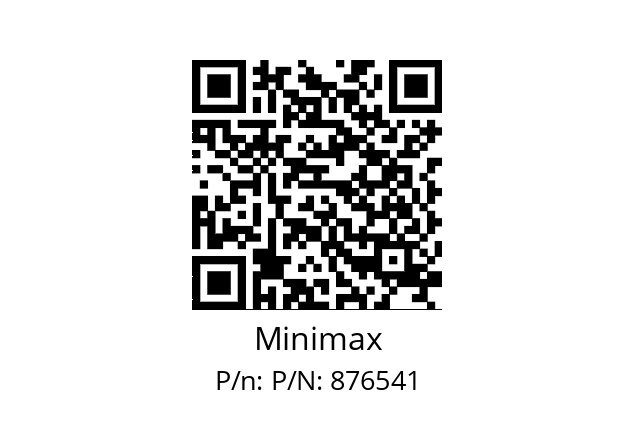   Minimax P/N: 876541