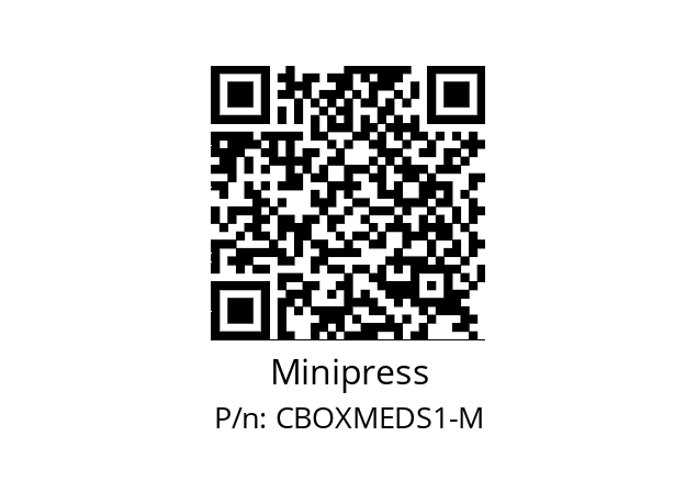   Minipress CBOXMEDS1-M