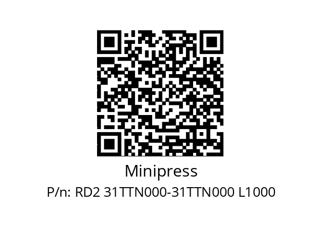   Minipress RD2 31TTN000-31TTN000 L1000