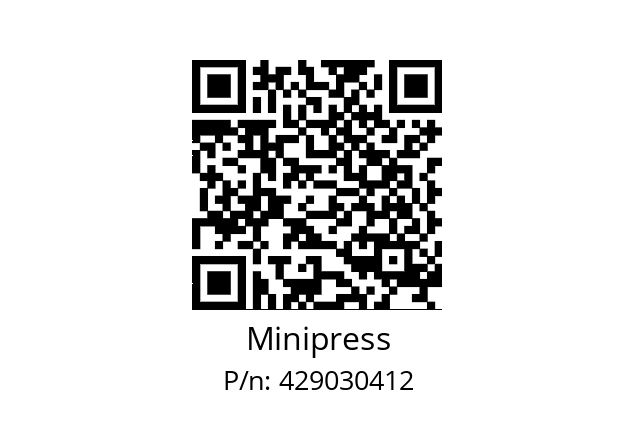   Minipress 429030412