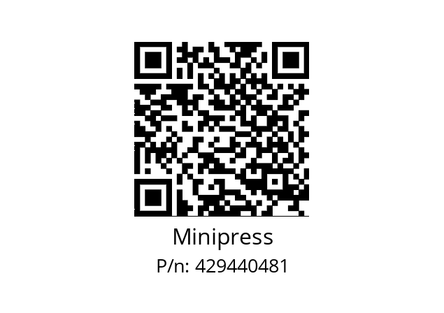   Minipress 429440481