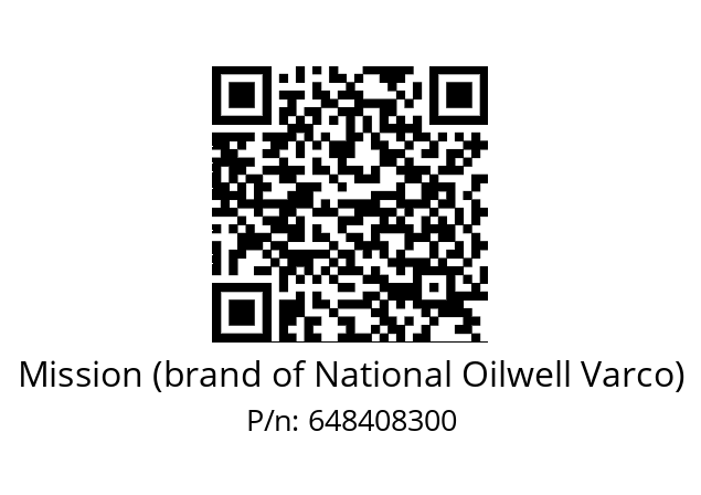   Mission (brand of National Oilwell Varco) 648408300