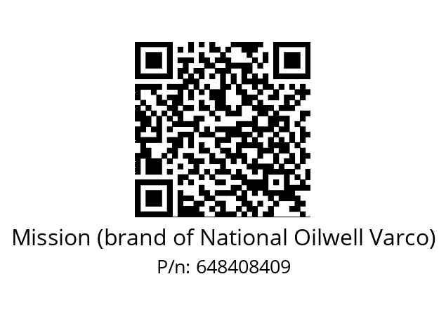   Mission (brand of National Oilwell Varco) 648408409