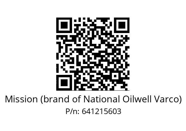   Mission (brand of National Oilwell Varco) 641215603