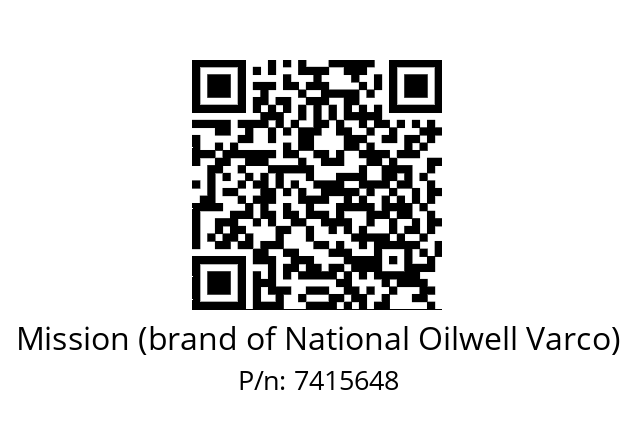   Mission (brand of National Oilwell Varco) 7415648