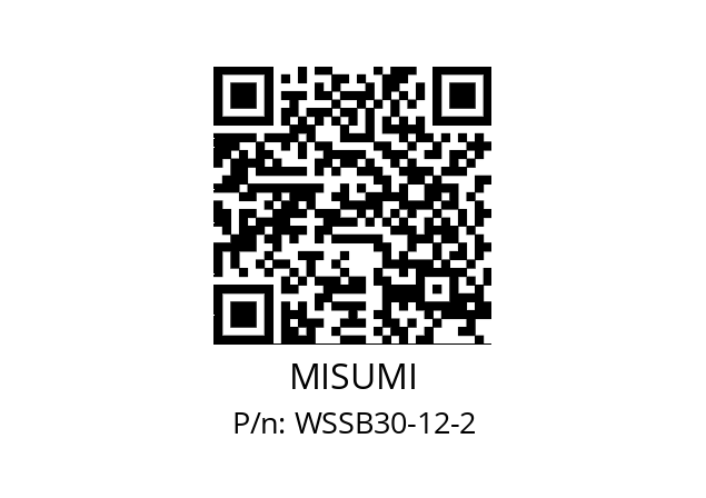   MISUMI WSSB30-12-2