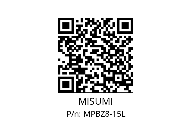   MISUMI MPBZ8-15L