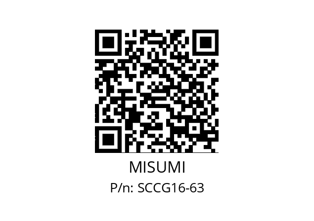   MISUMI SCCG16-63