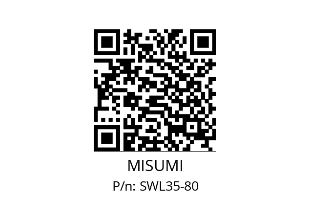   MISUMI SWL35-80