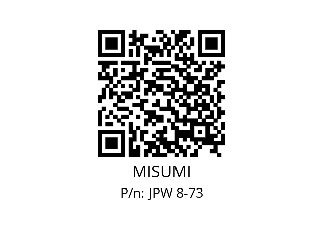   MISUMI JPW 8-73