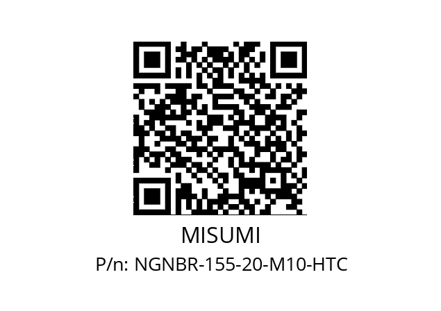   MISUMI NGNBR-155-20-M10-HTC