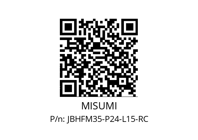   MISUMI JBHFM35-P24-L15-RC