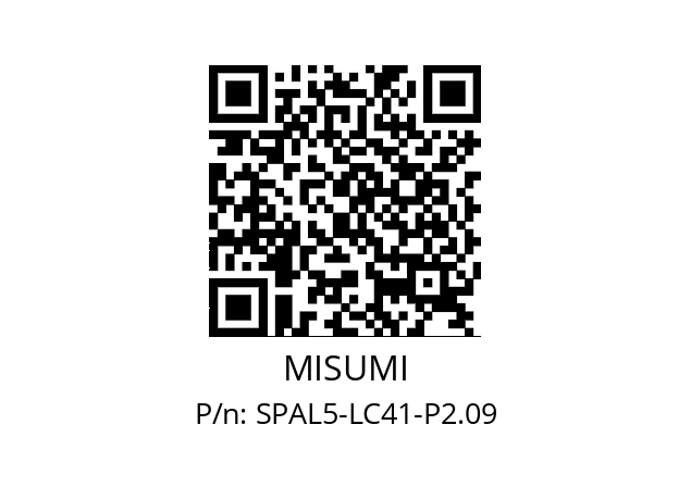   MISUMI SPAL5-LC41-P2.09